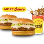 Buy 1 Take 1 Roasted Sesame Chicken Burger + Drinks