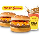 Buy 1 Take 1 Bacon Cheese Burger + Drinks