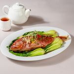 Steamed Whole Lapu-Lapu
