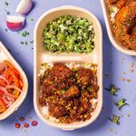 Overloaded Garlicky Chicken and Pork Belly Adobo Benta Box