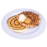 Chocolate Marble Pancake and Waffle Duo