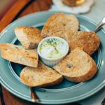 Grilled Kesong Puti with Batard Bread