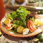 Fried Kesong Puti & Calamansi Vinaigrette Family Platters - Salad