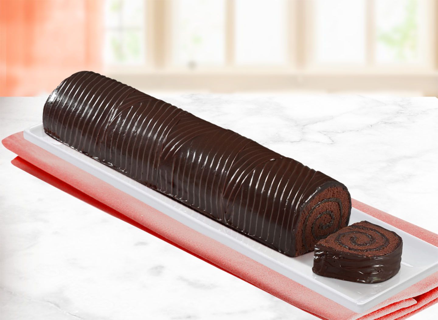 Red Ribbon Chocolate Mousse