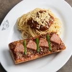 Bigg's Spaghetti With Pizza Bread