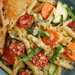 Big Penne Pasta With Mixed Vegetables