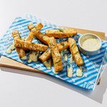 Garlic Parmesan Tofu Fries
