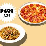 Pizza + Pasta At P499