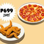 Pizza + Wings At P699