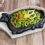 Sisig Ampalaya with Rice