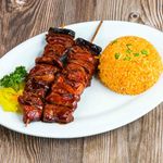 Pork BBQ 2 Sticks with Java Rice