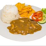 Angus Burger Steak Rice
