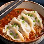 NEW Spicy Peanut Dumpling Ramen