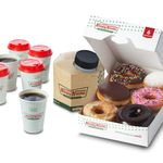 Box of 6 Pre-assorted Doughnuts + 48oz. Brew Box