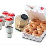 Box of 6 Original Glazed® Doughnuts + 48oz. Brew Box