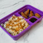 Fried Dumplings with Lemak Rice