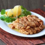 Fried Chicken Fillet With Lemon Sauce