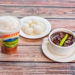 Halo-Halo + Dinuguan with Puto