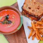 Grilled Three Cheese French Onion Panini