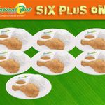 6+1 Fried Chicken with Rice Free