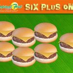 6+1 Regular Cheeseburger Free