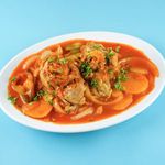 Baked Lamb With Potato & Garlic