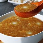 Nido Soup With Quail Egg