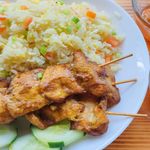 Fried Rice & CHICKEN SATAY COMBO