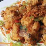 FRIED FISH TAUFU WITH SALT AND PEPPER