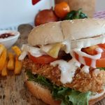 CRISPY CHICKEN Sandwich With Fries