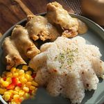Buttermilk Fried Chicken With Parsley Cream Sauce Jr