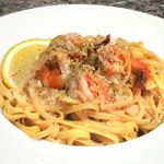 Linguine Alimony with Garlic Shrimp-solo