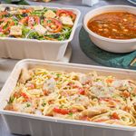 CHICKEN & SHRIMP CARBONARA