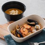 Seafood Pasta & Vegetable Soup