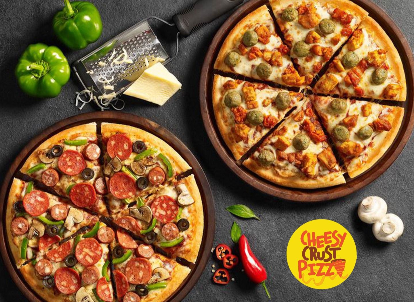 Cheesy Crust Pizza menu in Lahore Food Delivery Lahore foodpanda