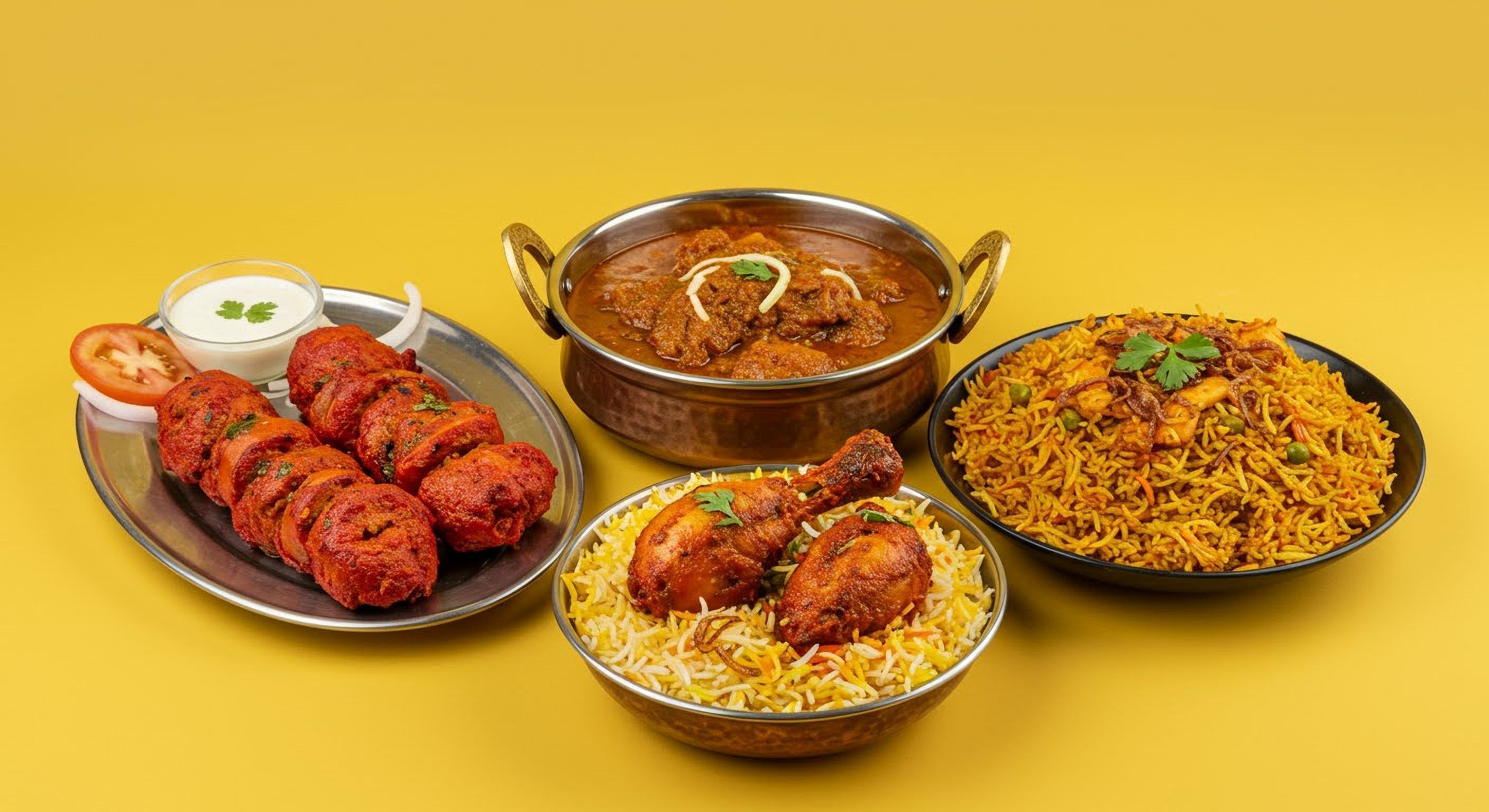 Allah Malik kitchen vendor logo