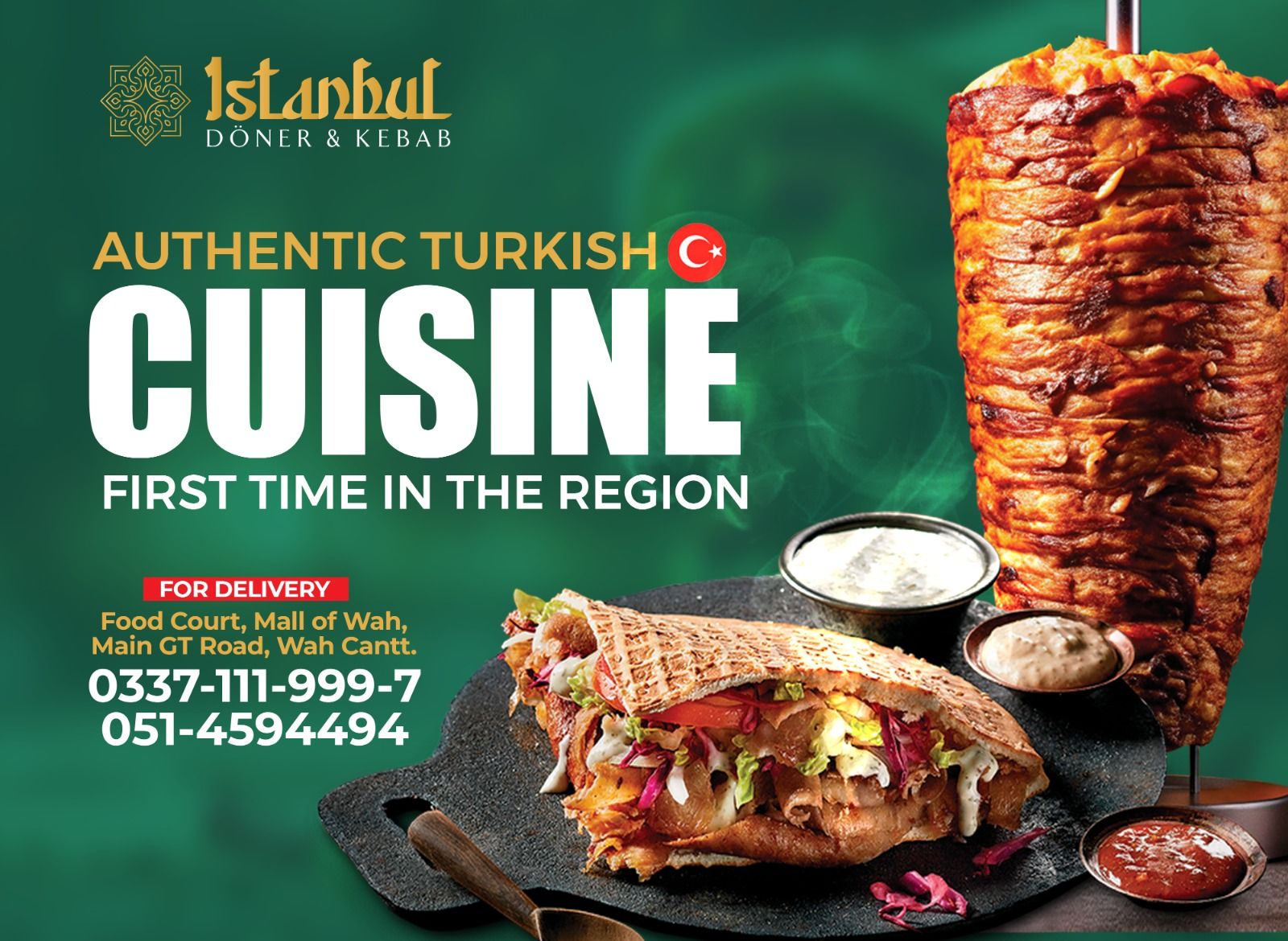 Istanbul Döner and Kebab vendor logo