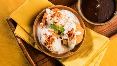 Sufi Dahi Bhallay & Fruit Chaat