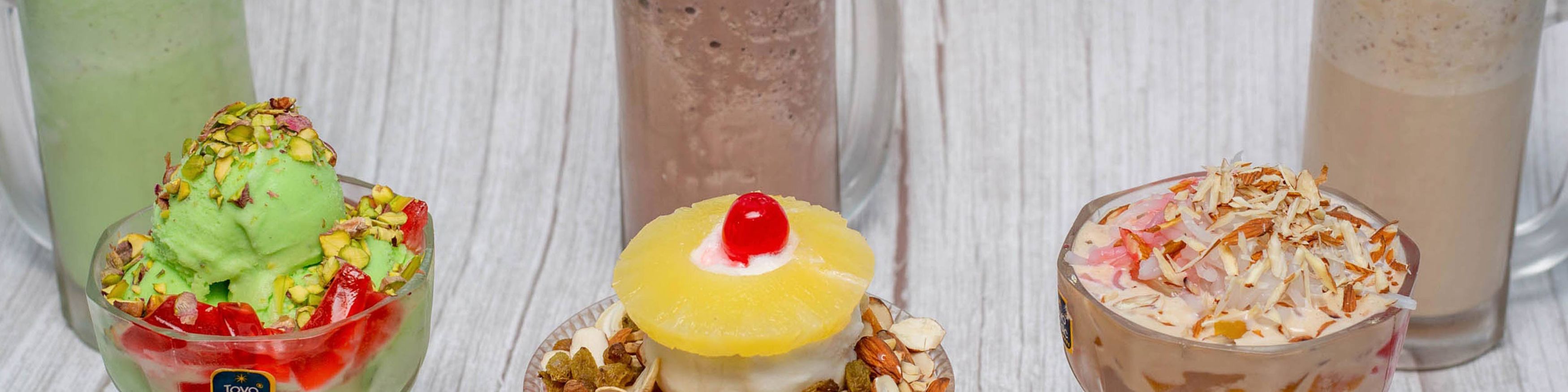 Peshawari Ice Cream & Fast Food menu in Karachi Food Delivery Karachi