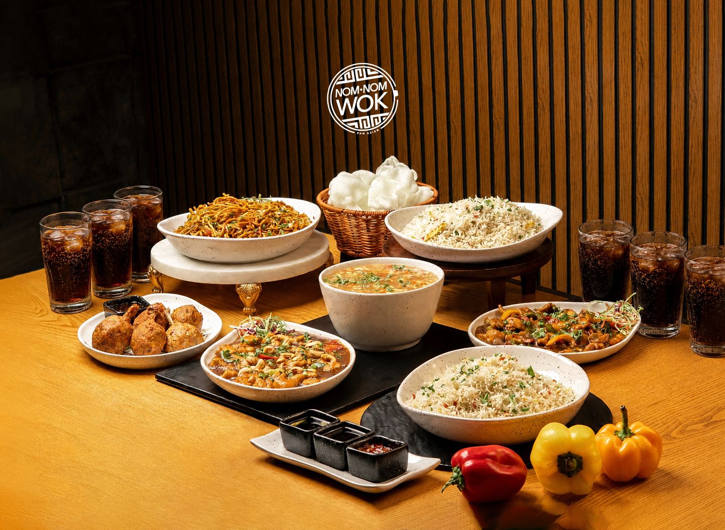 NOM NOM WOK by Tuscany Courtyard vendor logo