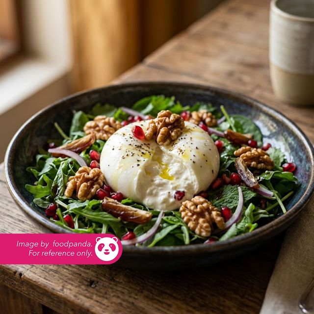Burrata & Walnut Salad at Yara, Islamabad