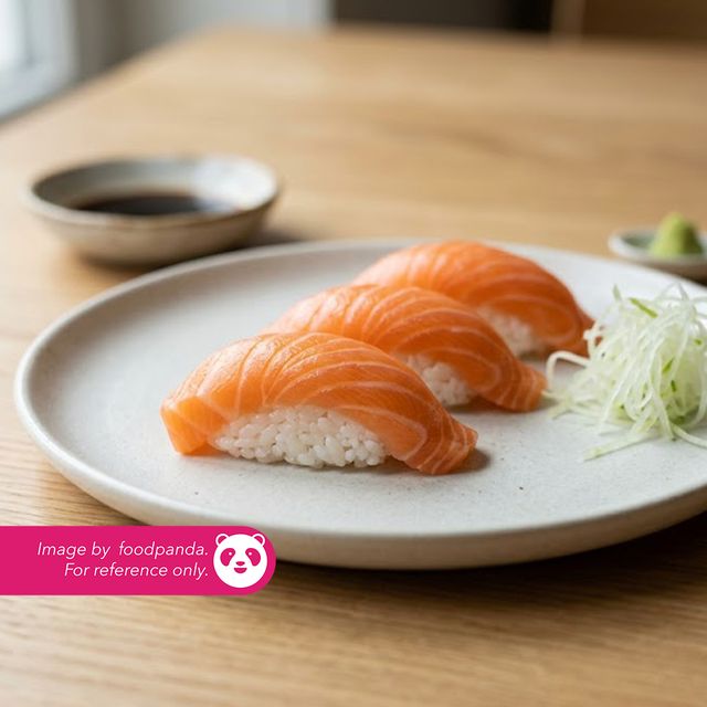 Salmon Nigiri at Yara, Islamabad