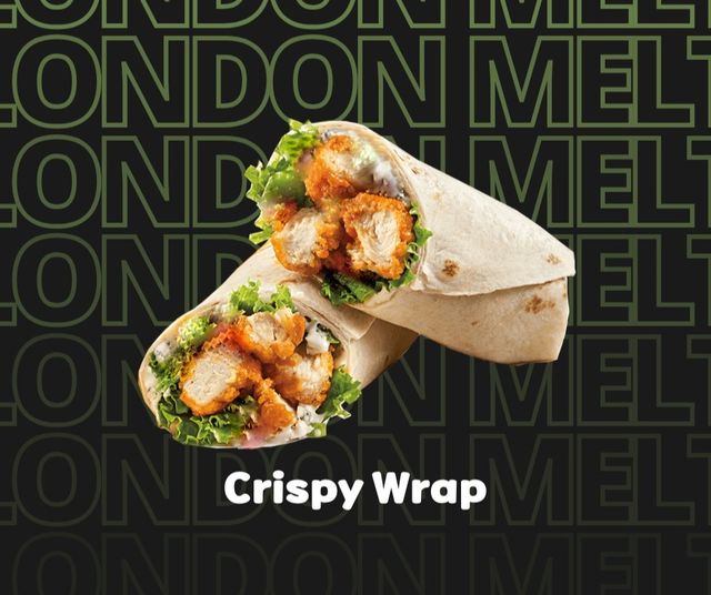 Crispy Wrap – London Melt Lahore