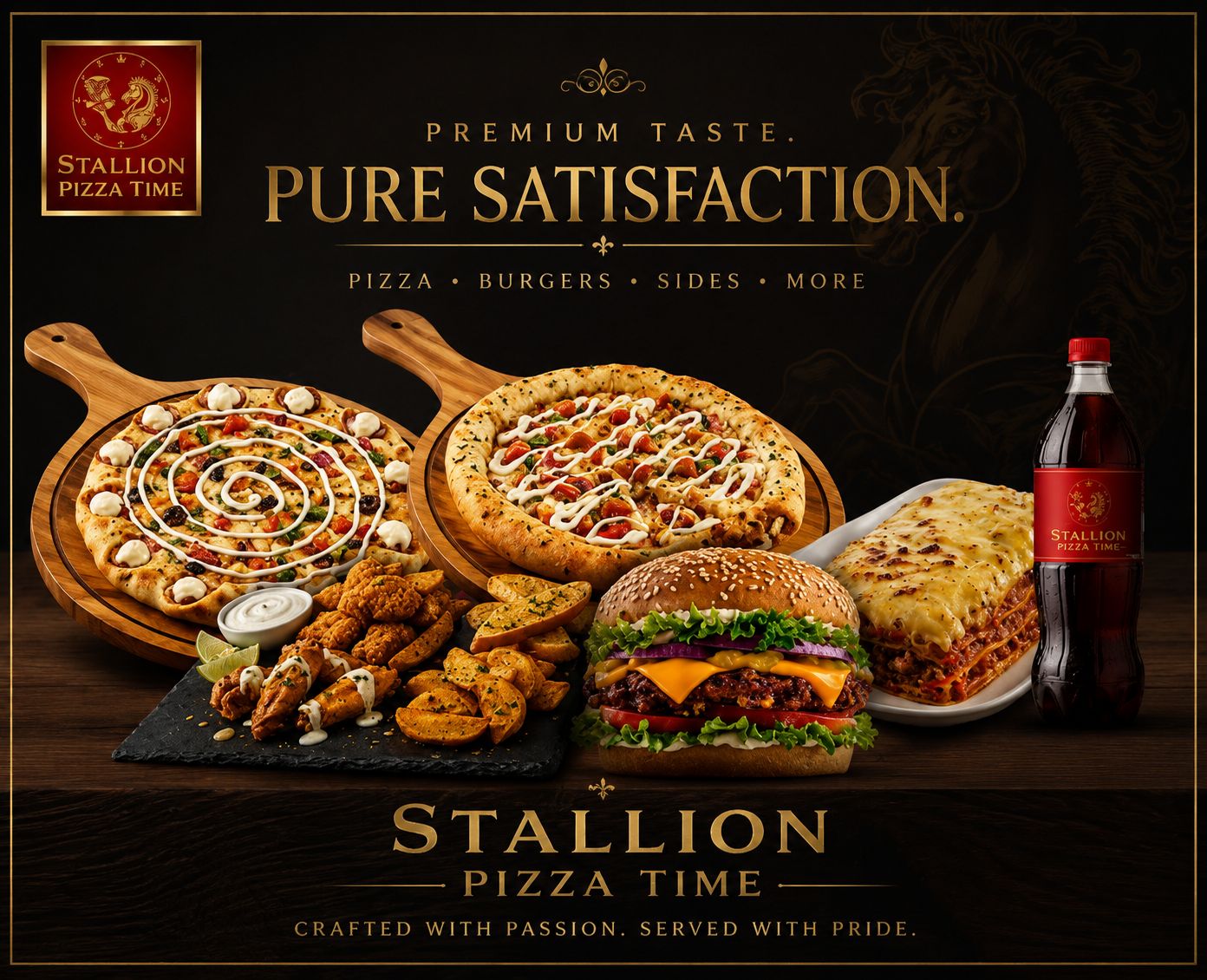 Stallion Pizza Time vendor logo