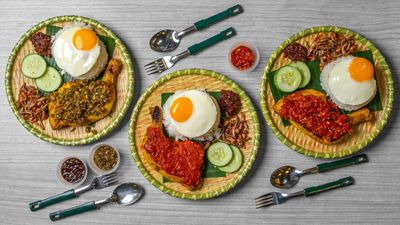 Nasi Lemak Ayam Taliwang (KK Women’s and Children’s Hospital)