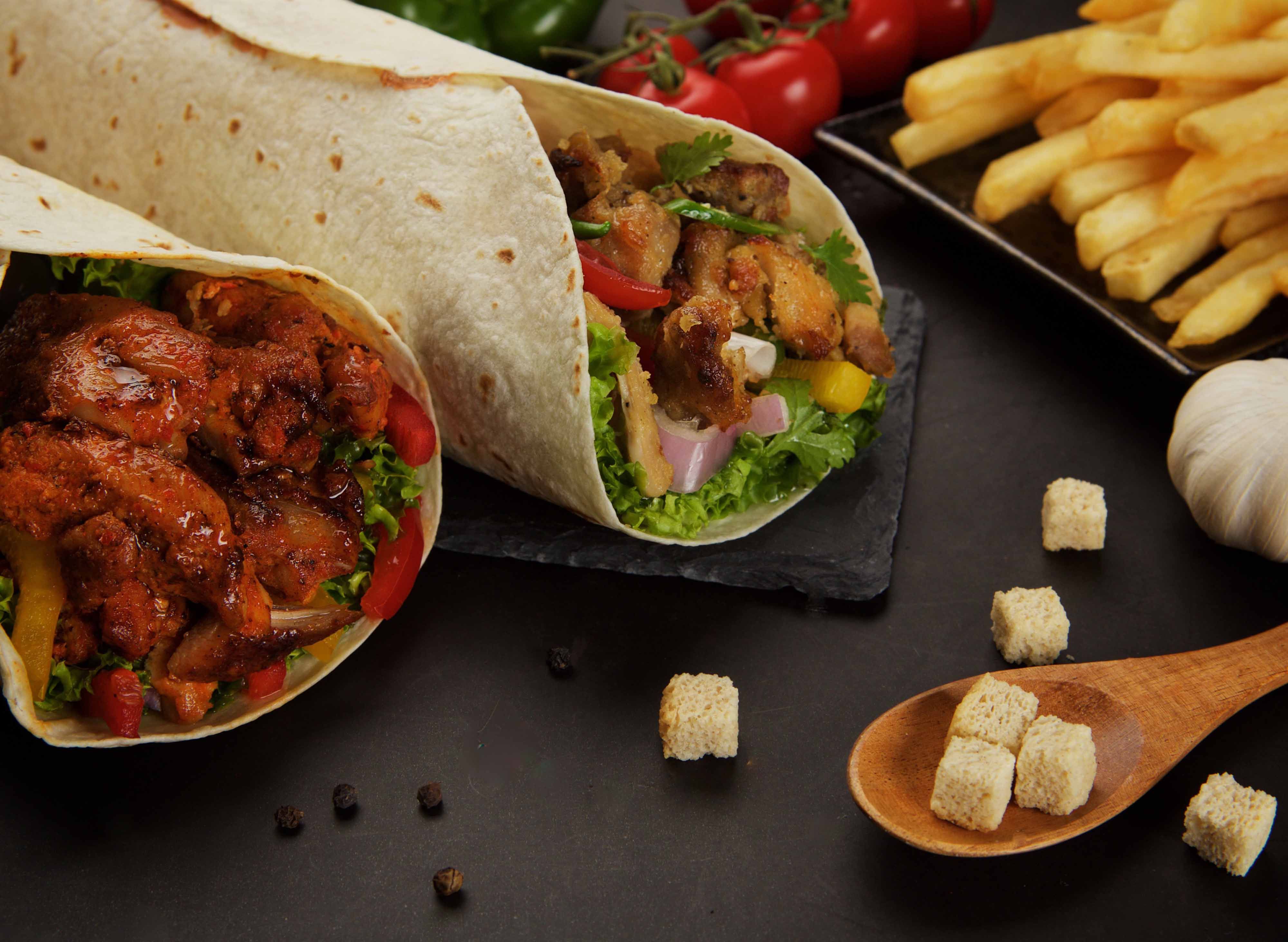 WRAP UP A Mediterranean Kebab Burrito Arabic Food (Chinatown Point