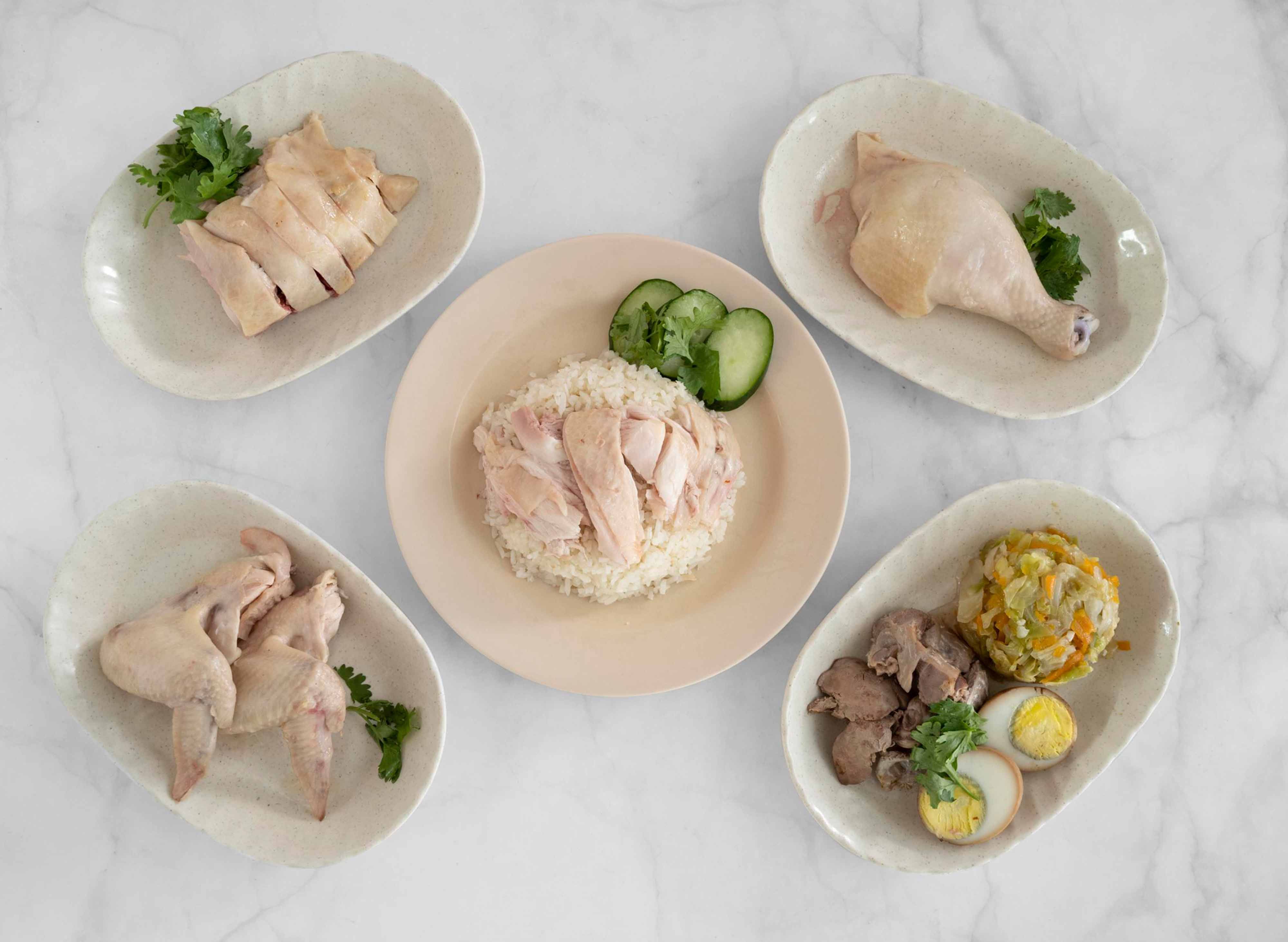 Chicken rice ball heng hainanese 兴海南鸡饭团 Heng