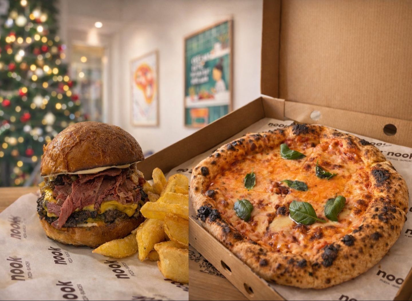 Nook Pizza & Burger vendor logo