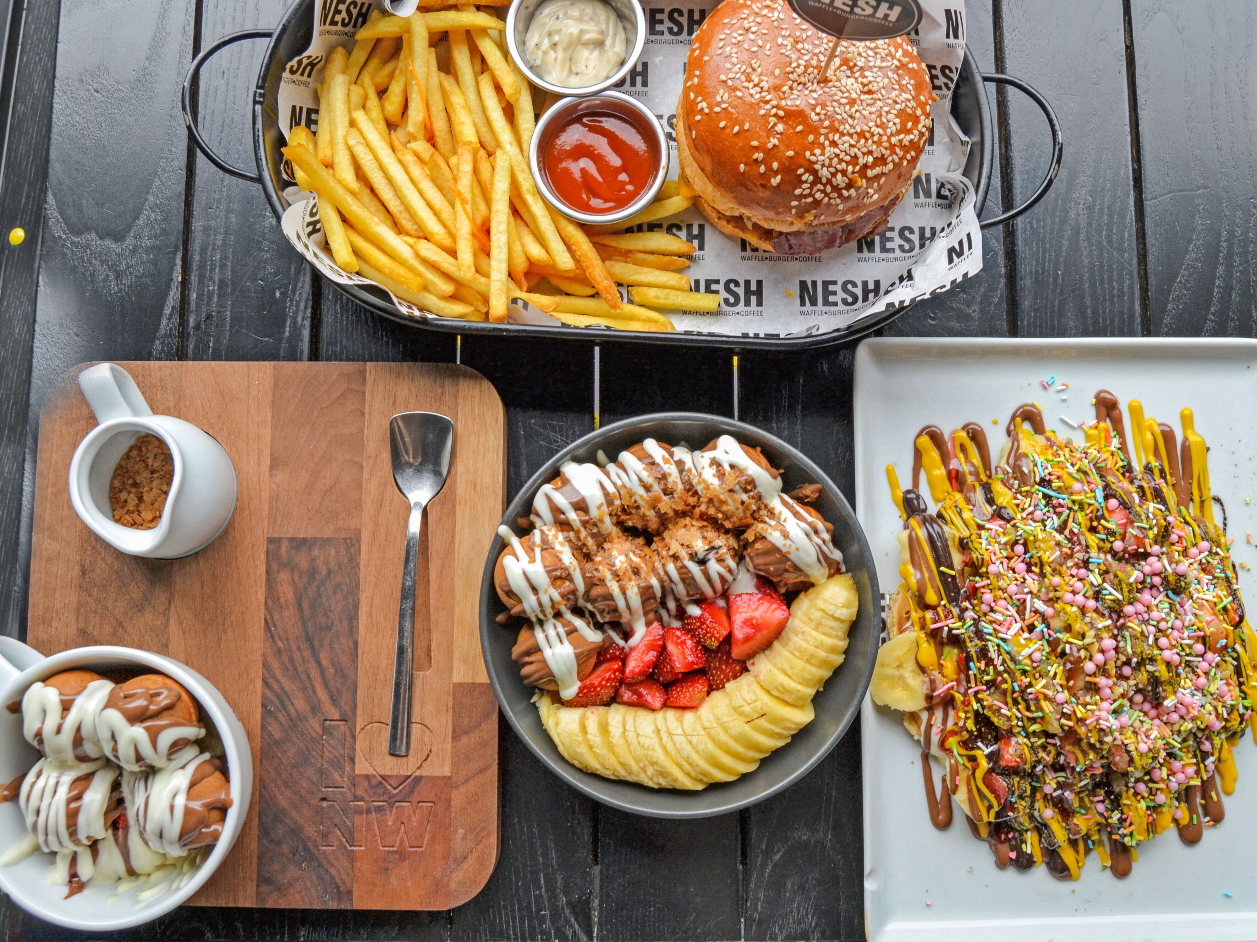 Nesh Waffle & Burger & Coffee vendor logo