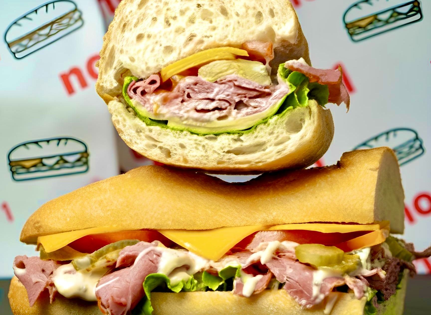 No:1 Sandwich vendor logo